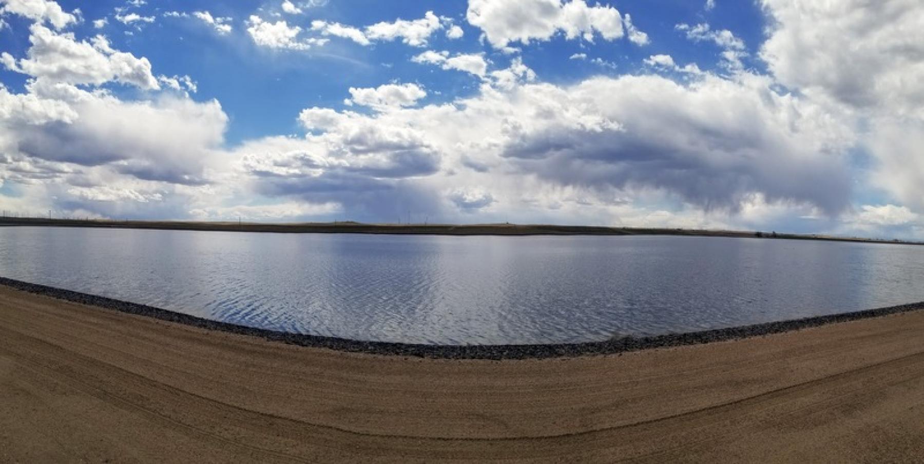 The 70 Ranch Reservoir in Weld County is now full.