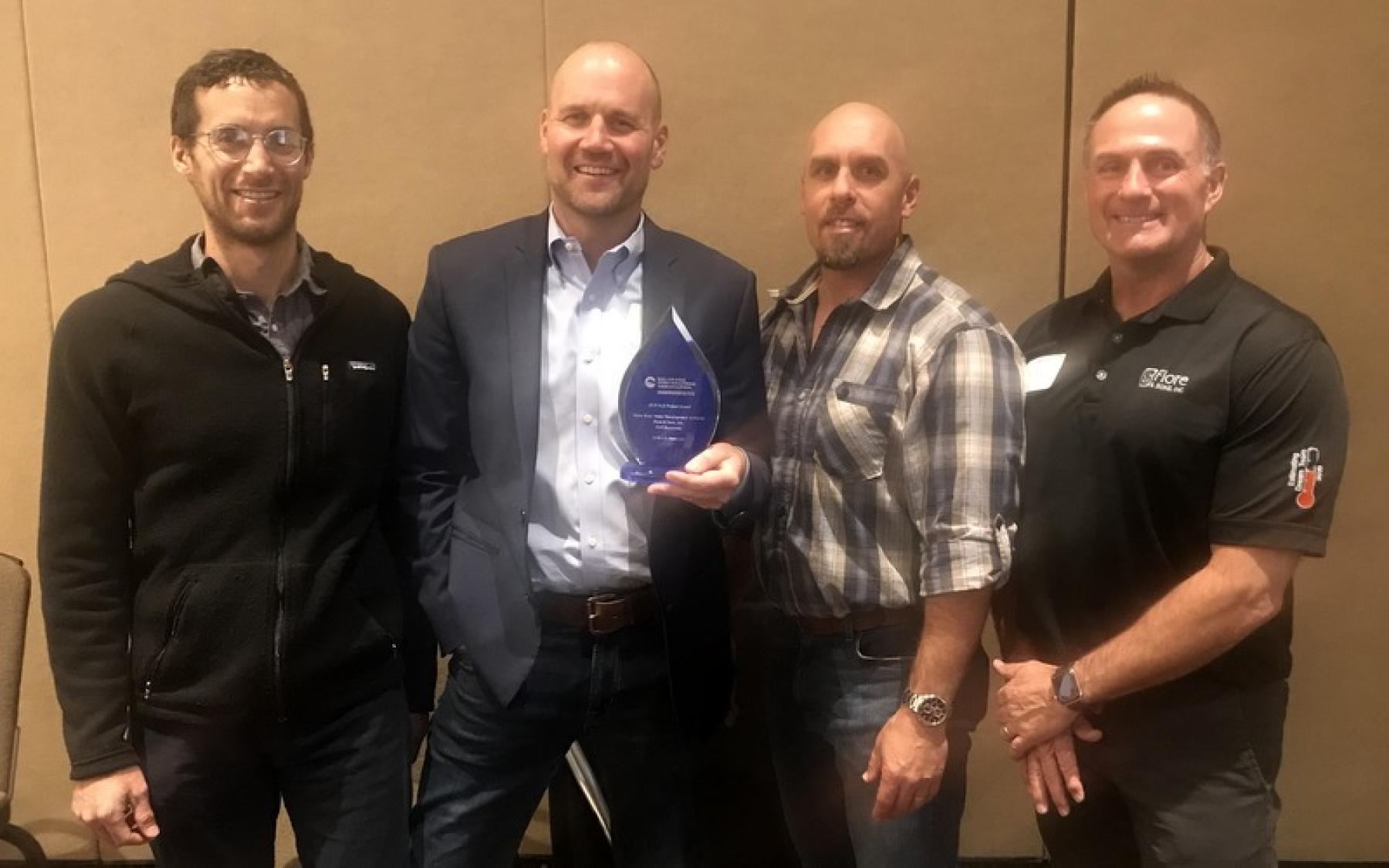 The building of the 70 Ranch Reservoir garnered yet another award, this one from the Colorado Contractors Association. 